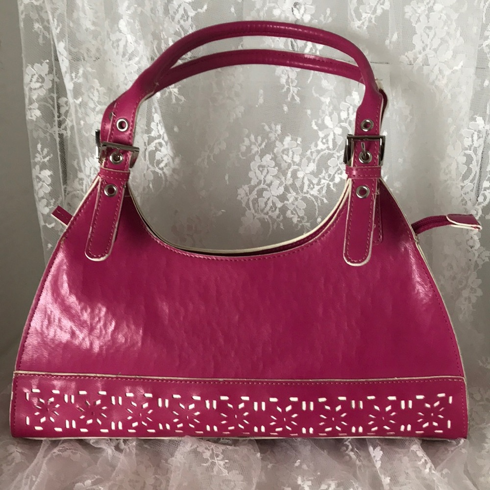 Mondani NY Hot Pink Satchel Purse